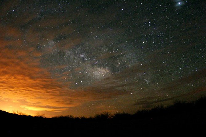 After Dark Desert Tour and Navigating the Night Sky - An easy walk with black lights and flashlights