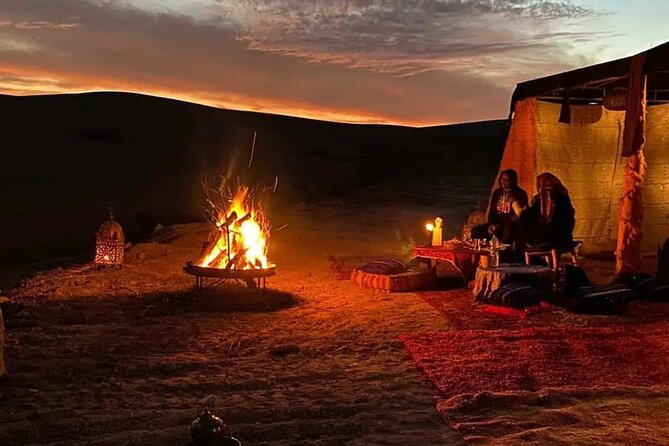 Agafay Escape: Camel Ride, Fire Show & Dinner Under Stars - Quad biking adds speed to the evening