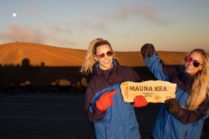 Big Island GOAT Experience: Mauna Kea Summit, Sunset & Stars - At the summit: observatories, altitude, and cold air