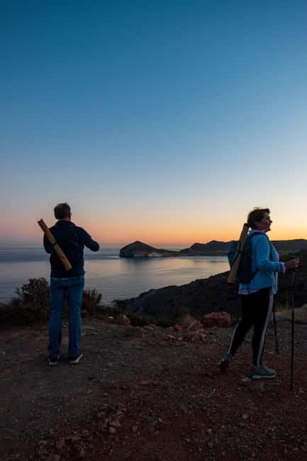 Cabo de Gata: Guided Night Walk with Stargazing - Lying on Los Genoveses beach under the stars