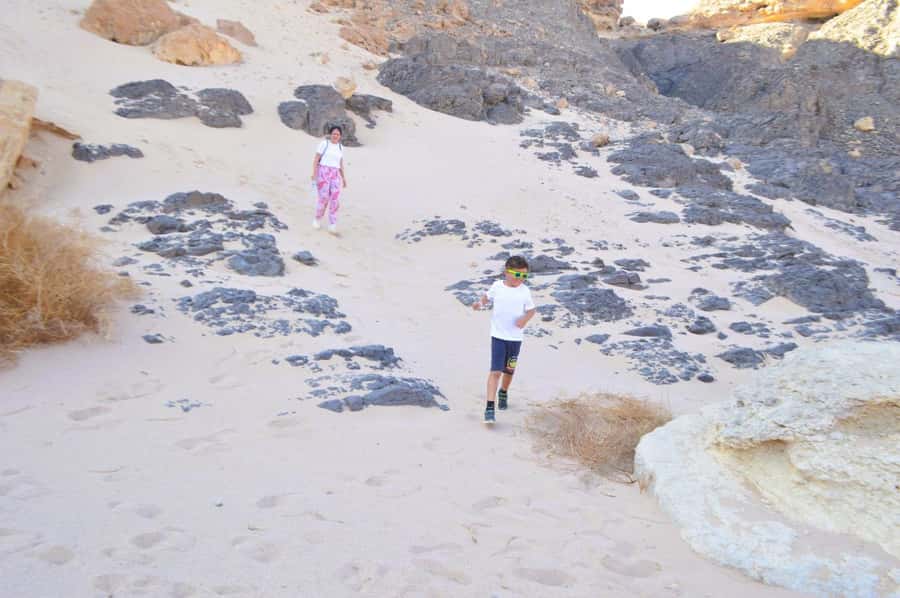 ( canyon hurghada & stargazing ) - Walking through the canyon and its marine past