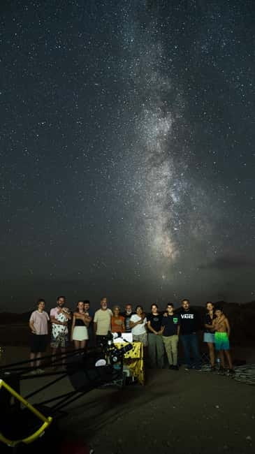 Cavalleria: Guided Stargazing at the Beach with Telescope - What the two telescopes add