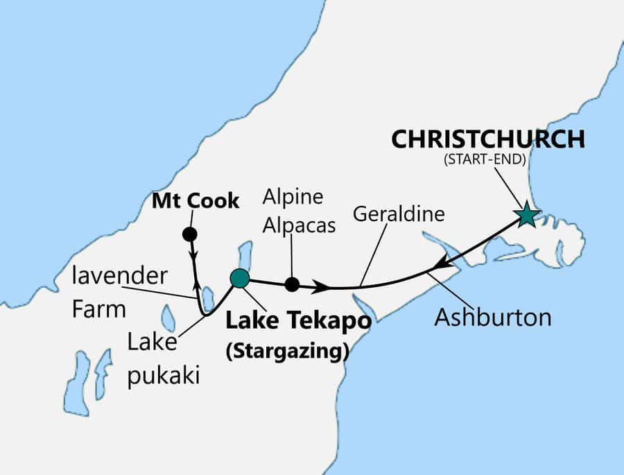 Christchurch: Lake Tekapo Stargazing & Mount Cook 2-Day Tour - Burkes Pass, alpacas, and the Fairlie Bakehouse stop