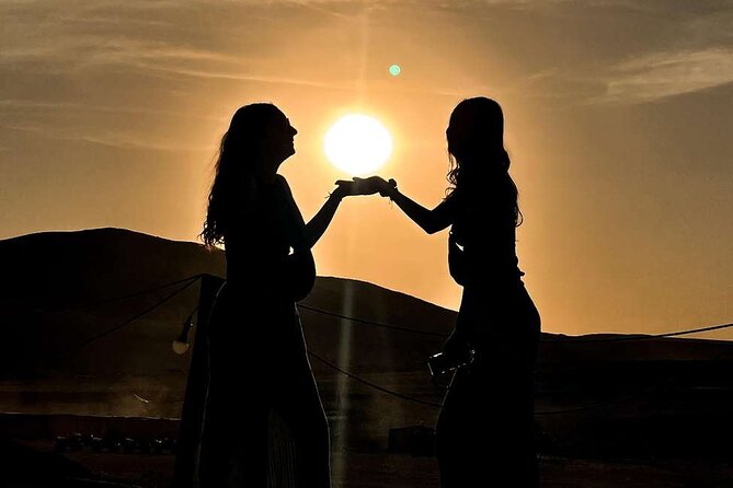 Dinner in agafay desert under the stars with camles&quad tour - Tagine, tea, music, and fire entertainment