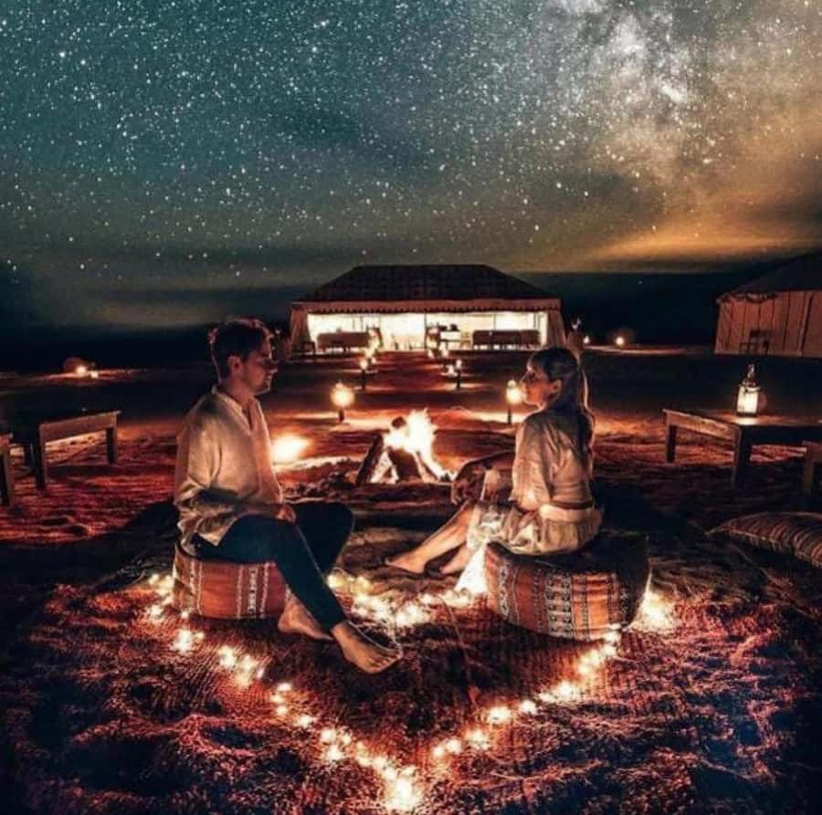 DINNER IN AGAFAY DESERT UNDER THE STARS WITH SHOW AND CAMELS - Music, dancing, and the fire show