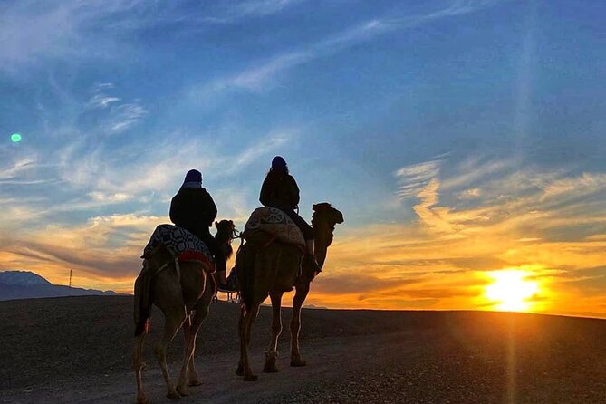 Dinner Under the Stars Desert Agafay & Sunset Camel Ride - From Marrakech streets to Agafay’s open desert