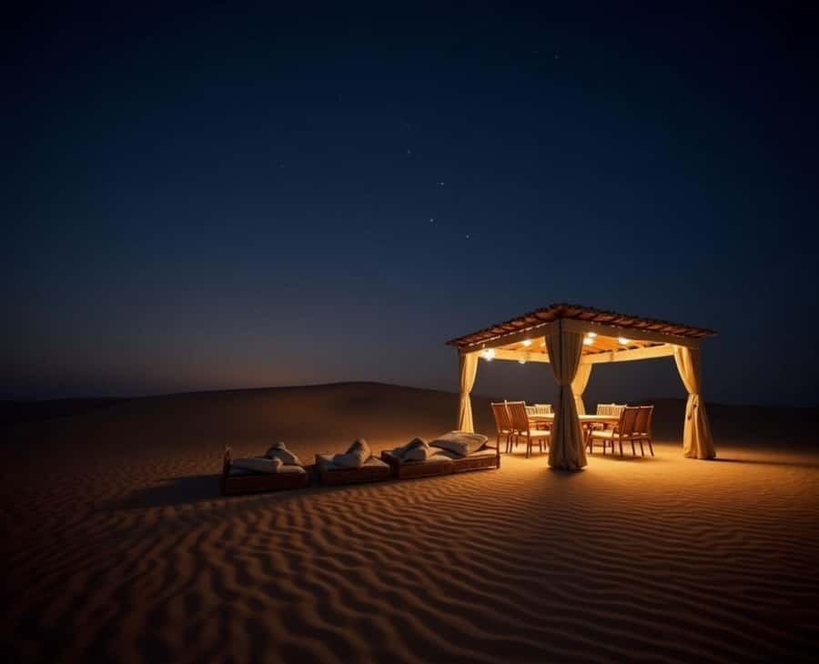 Doha : Night Desert Safari with Dune Bashing & Stargazing - Camel Ride and Arabic Coffee in the Tent