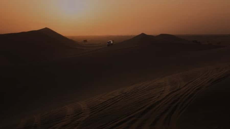 Doha: Night Desert Safari with Stargazing & Camel Ride - The Inland Sea after sunset