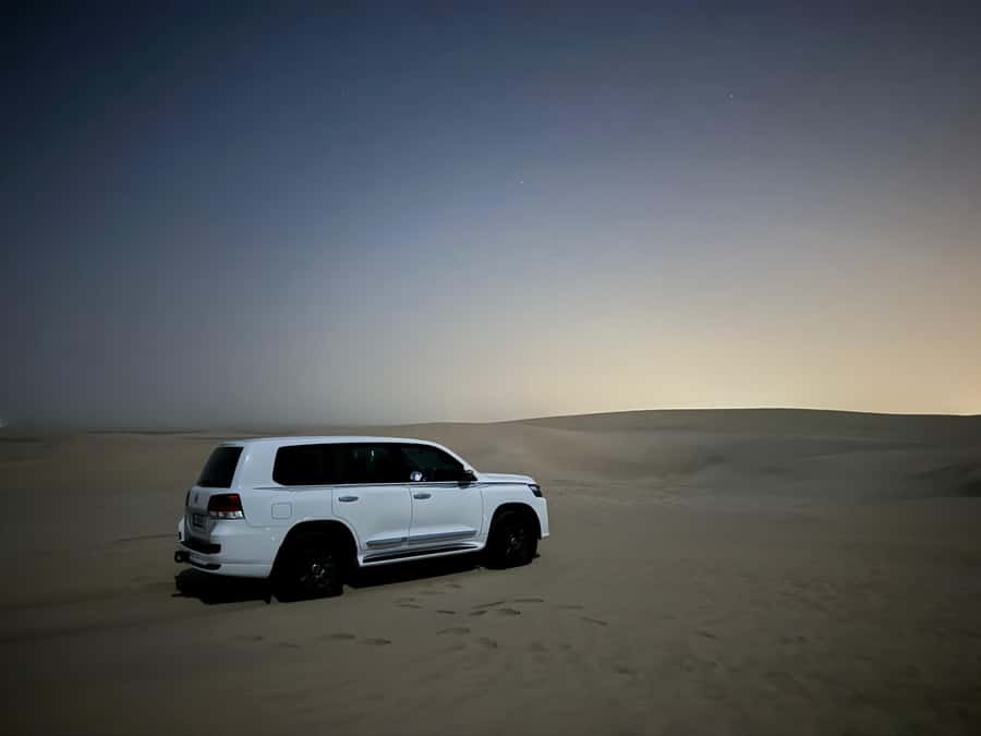 Doha: Stargazing Desert Safari w/ Dune Bashing & Camel Ride - Khor Al Udaid is the scenic high point