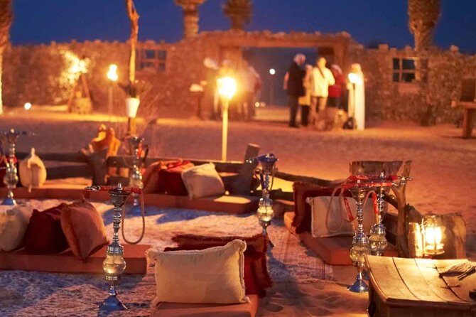 Double Buggy with Dinner, Camel Ride & Stargazing Sharm AlSheikh - At the Bedouin village, tea and dinner