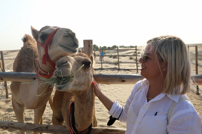 Dubai: Al Marmoom Oasis Vintage Safari: Camels, Stargazing & Meal - The 1980s Mercedes makes the desert drive special