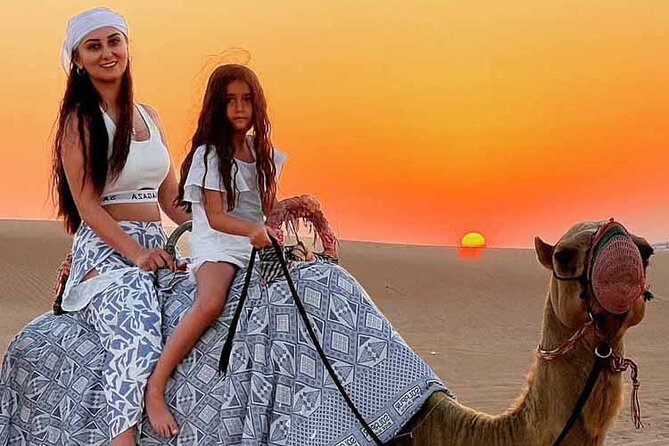 Dubai Desert Safari: Dune Drive Camel & 5<em> BBQ Shows Stargazing – Key points to know before booking’ /></p>
<ul>
<li><strong>Red-dune 4WD drive:</strong> The main off-road section takes about 15 minutes in Lahbab Desert.</li>
<li><strong>Shared transport:</strong> Pickup and drop-off are by Land Cruiser, with up to six people in each vehicle.</li>
<li><strong>Extra-cost activities:</strong> Quad bikes, dune buggies, long camel rides, horse riding, falcon photos, and private transport are not included.</li>
<li><strong>Full evening program:</strong> Camel riding, sandboarding, henna, Arabic costumes, BBQ dinner, belly dancing, Tanoura, and a fire show are included.</li>
<li><strong>Afternoon start:</strong> Pickup begins around 3:00 pm, with the return taking place after the camp entertainment.</li>
<li><strong>Important comfort tip:</strong> Pregnant women and older participants may join but should avoid dune bashing.</li>
</ul>
<h2>From Dubai to the red dunes of Lahbab</h2>
<p> BBQ Shows Stargazing – From Dubai to the red dunes of Lahbab’ /></p>
<p><p>Your afternoon starts with pickup from your home or hotel at about 3:00 pm. Transport is provided in a shared Land Cruiser, with a maximum of six people per vehicle. That is a reasonable group size for a shared desert outing, though pickup times can vary because the driver may be collecting others.</p>
</p>
<p><p>The drive takes you away from Dubai toward Lahbab, where the desert changes from a flat sandy setting into tall red dunes. The color is one reason this area makes a stronger impression than a quick photo stop near the city. You get a clear sense that you have left the urban center behind.</p>
</p>
<p><p>Communication is worth taking seriously. One booking involved unclear pickup instructions and a driver who asked the customer to meet at another location. The operator later acknowledged that hotel pickup was meant to be included. I would confirm the exact pickup point and time before the afternoon begins, rather than relying only on a hotel address and a broad time window.</p>
</p>
<p><p>The tour accepts a mobile ticket, and confirmation is provided at booking. Keep the ticket on your phone, along with the operator’s contact details.</p>
</p>
<div class="twil" style="margin: 20px 0; padding: 15px 0;"><p>More Camel Rides with Stargazing in Dubai:</p><ul style="margin: 10px 0; padding-left: 0; list-style: none;"><li style="margin: 0 0 12px 0; padding: 0 0 12px 0; border-bottom: 1px solid #E4E6FA; line-height: 1.4;"><a href="https://stargazingdays.com/dubai-red-dunes-atv-camels-stargazing-5-bbq-al-khayma-camp/">Dubai Red Dunes ATV, Camels, Stargazing & 5* BBQ Al Khayma Camp</a><br><span style="font-size: 0.82em; color: #555;"><span style="color: #3B4CD8;">★</span> 5.0 &nbsp;&middot;&nbsp; 21,620 reviews</span></li><li style="margin: 0 0 12px 0; padding: 0 0 12px 0; border-bottom: 1px solid #E4E6FA; line-height: 1.4;"><a href="https://stargazingdays.com/dubai-sunset-camel-trek-al-khayma-camp-stargazing-bbq/">Dubai: Sunset Camel Trek, Al Khayma Camp, Stargazing & BBQ</a><br><span style="font-size: 0.82em; color: #555;"><span style="color: #3B4CD8;">★</span> 4.8 &nbsp;&middot;&nbsp; 2,588 reviews</span></li><li style="margin: 0; padding: 0; border-bottom: none; line-height: 1.4;"><a href="https://stargazingdays.com/dubai-evening-desert-safari-with-camel-ride-stargazing/">Dubai: Evening Desert Safari with Camel Ride & Stargazing</a><br><span style="font-size: 0.82em; color: #555;"><span style="color: #3B4CD8;">★</span> 4.8 &nbsp;&middot;&nbsp; 1,627 reviews</span></li></ul></div><h2>What the 15-minute dune drive feels like</h2>
<p><img width="669" height="446" decoding="async" src=