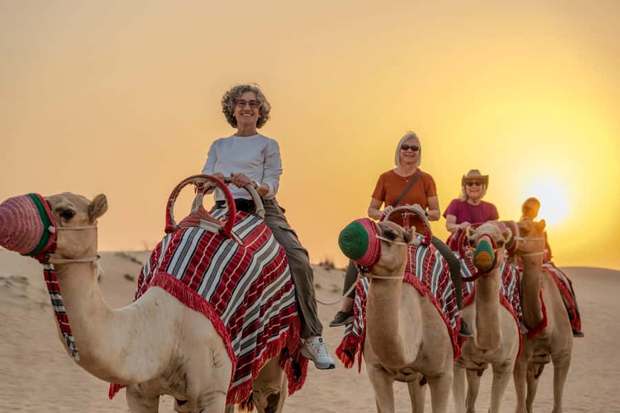 Dubai: Evening Desert Safari with Camel Ride & Stargazing - From Dubai hotels to the red dunes