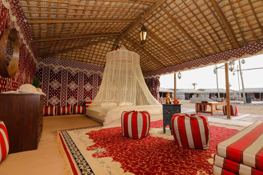 Dubai: Overnight Safari, Dinner, Stargazing & Al Khayma Camp - Arriving at Al Khayma Camp