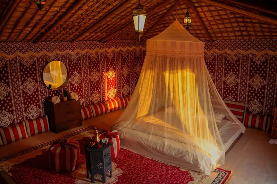 Dubai: Overnight Safari, Dinner, Stargazing & Al Khayma Camp - Dinner, shows, and the evening program