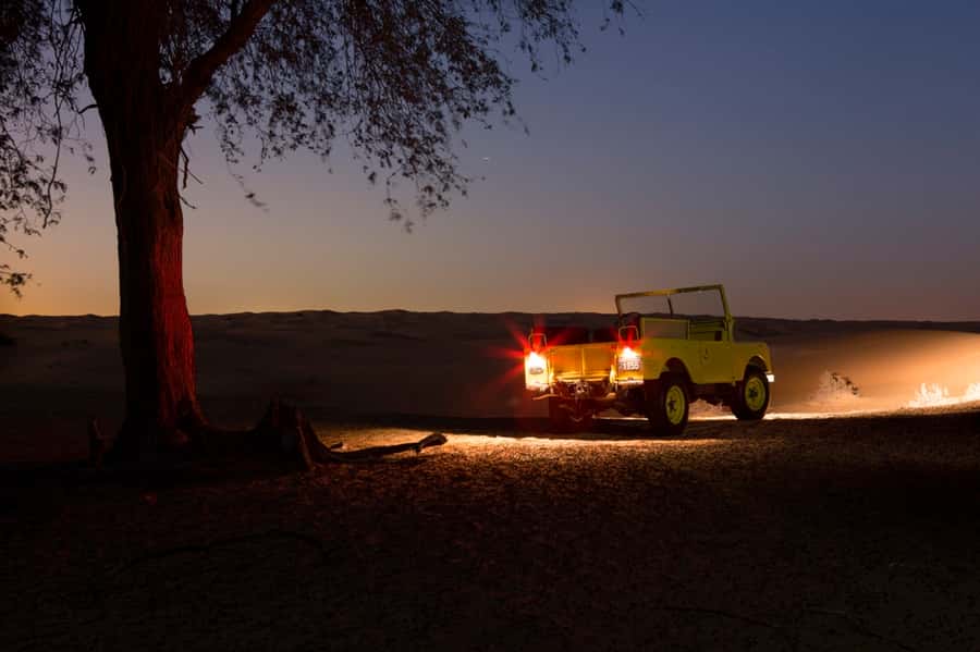 Dubai: Private Night Safari & Astronomy with 3-Course Dinner - A Bedouin-style dinner under the stars
