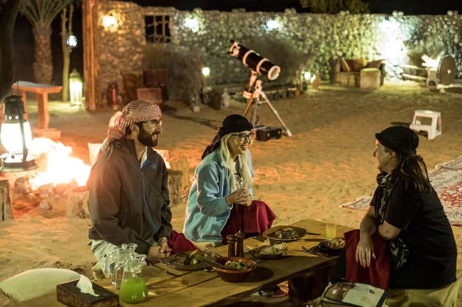 Dubai: Private Night Safari & Astronomy with 3-Course Dinner - How the private setup really works