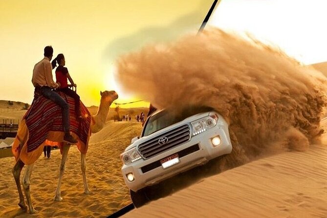 Dubai Red Dunes Desert Safari, Camels, Stargazing & 5<em> BBQ – Key points at a glance’ /></p>
<ul>
<li><strong>Red dunes at Lahbab:</strong> The tall orange-red dunes provide the most dramatic setting for 4×4 driving and photographs.</li>
<li><strong>A full evening for $79:</strong> Dune bashing, sandboarding, camel riding, dinner, drinks, henna, and shows are bundled together.</li>
<li><strong>Guides matter here:</strong> Salman, Faizan, Imran, and Suni are named in praise for friendly driving and clear information about Dubai.</li>
<li><strong>Dinner is part of the entertainment:</strong> The BBQ and buffet come with vegetarian choices, water, soft drinks, and stage performances.</li>
<li><strong>Quad bikes cost extra:</strong> They are not included, so budget separately if you want motorized riding beyond the 4×4.</li>
<li><strong>Flexible booking:</strong> You can cancel for a full refund up to 24 hours before the start time.</li>
</ul>
<h2>Why Lahbab’s red dunes make this safari special</h2>
<p><img width="669" height="446" decoding="async" src=