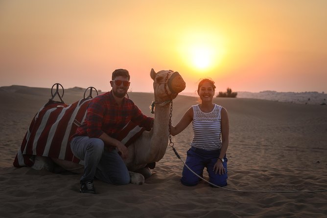 Dubai: Sunset Camel Trek, Al Khayma Camp, Stargazing & BBQ - Horses, falcons, dancing, and fire