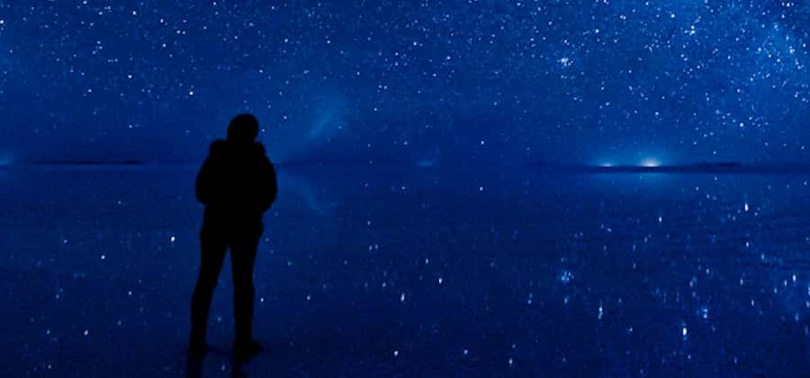 From Uyuni: Salar de Uyuni Stargazing and Sunset/Dawn - The salt-water mirror effect is never guaranteed