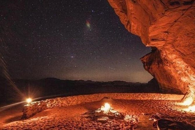 Full-Day Jeep Tour and Sleeping in cave Night Under the Stars - Khazali Canyon and ancient carvings