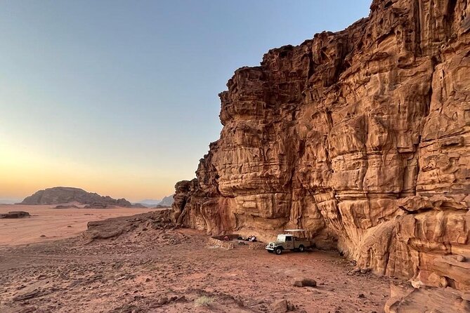 Full Day Jeep Tour + Night Under the Stars - Khazali Canyon and Nabatean inscriptions