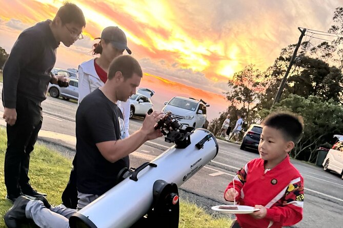 Gold Coast: Glow Worms, Sunset & Stargazing with BBQ dinner - Stargazing with a powerful telescope
