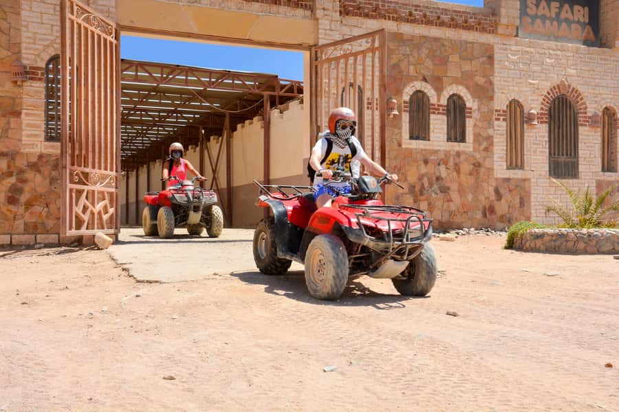 Hurghada: Full-Day Quad & Camel Ride, Stargazing, & Dinner - The safety briefing and first ride
