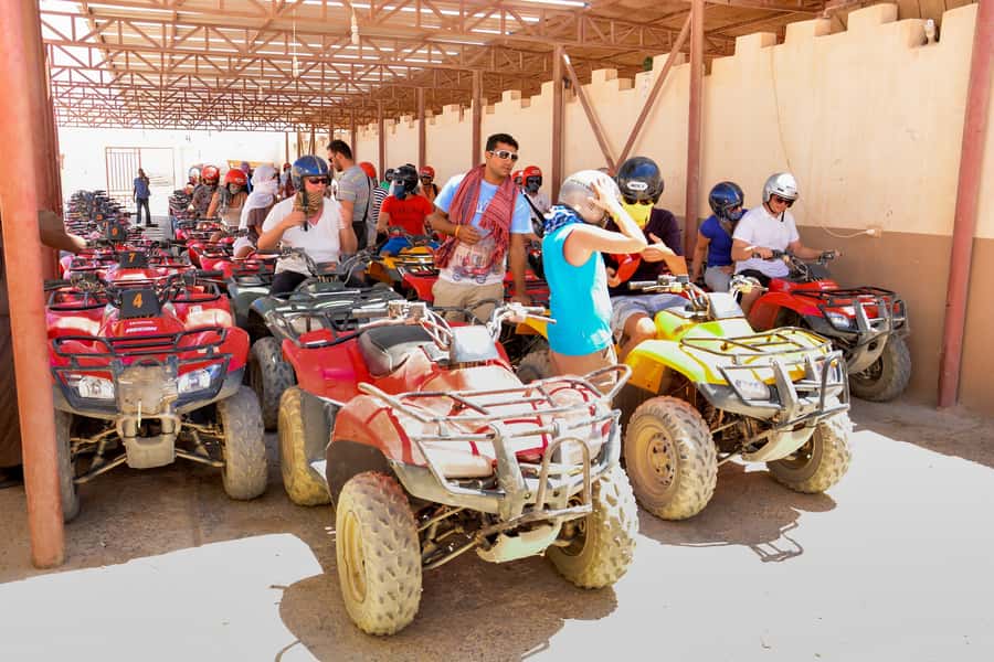 Hurghada: Full-Day Quad & Camel Ride, Stargazing, & Dinner - Two hours across valleys, dunes, and sandy plains