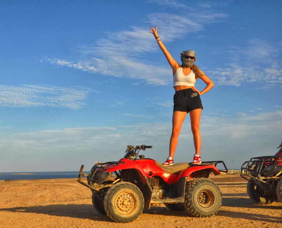 Hurghada: Quad Bike, Camel, Show, Dinner, & Stargazing Trip - Sunrise, breakfast, and the early morning option