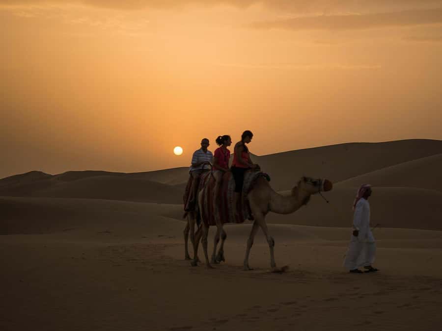 Hurghada: Quad Bike, Camel, Show, Dinner, & Stargazing Trip - The safety briefing before the engines start