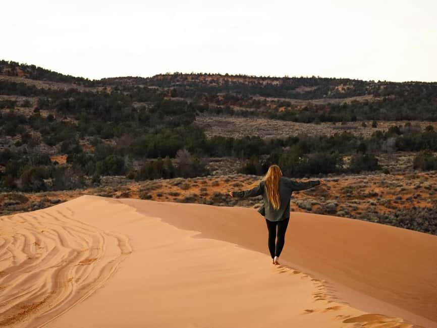 Kanab: Coral Pink Sand Dunes Sunset UTV, S’mores and Stars - A sunset ride with a campfire finish