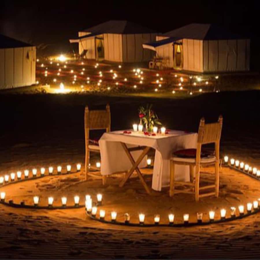 Magical Dinner In Agafay Desert Under the Stars & Camel rid - Agafay gives you desert scenery in half a day