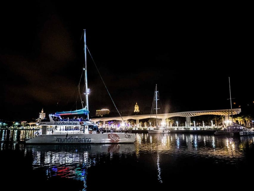 Malaga: A Sea of Stars Nighttime Stargazing Catamaran Tour - Cava, music, and the mood on board