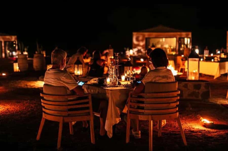 Marrakech: Agafay Desert Camel, Quad Bike & Dinner Show - Gnawa music, fire, and the end of the evening