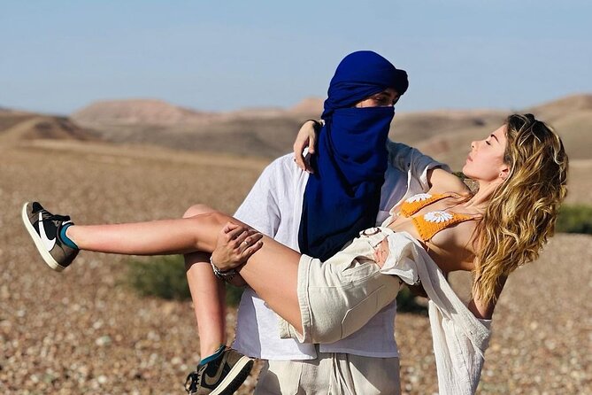 Marrakech: Quads & Camels On Sunset and Dinner Show under Stars - Moroccan dinner in a candlelit cabin