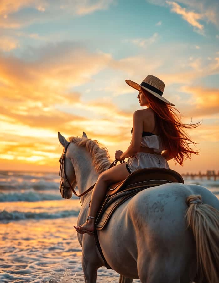 Marsa Alam: Sunset Horseback with Dinner, Show & Stargazing - Key points at a glance