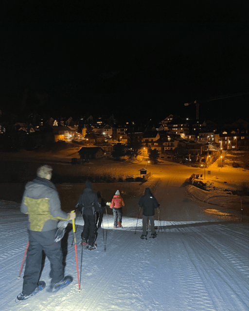 Milky Way: night snowshoe hike with a typical dinner in a mountain hut - Starting in Bousson With the Right Gear