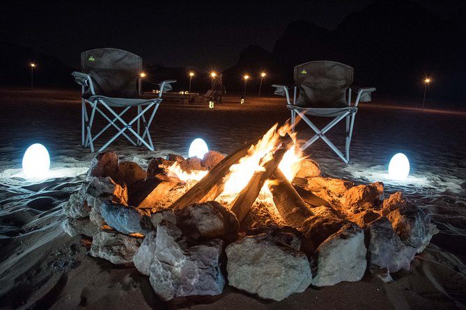 Mleiha Dubai Desert Overnight Camping Stargazing with BBQ Dinner - Sleeping outdoors with the equipment provided
