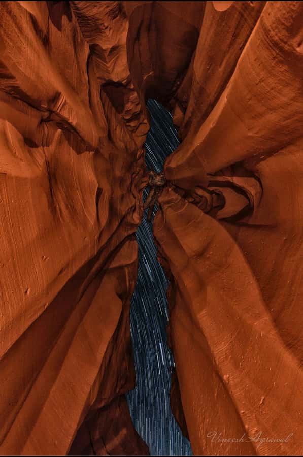 Page: Antelope Valley Canyon Stargazing Night Hike - Finding constellations beneath a moonless sky
