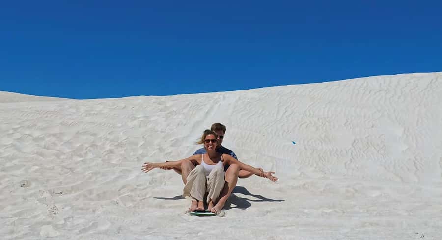 Perth: Pinnacles Stargazing, Sandboarding & Beach Kangaroos - Sunset among the Pinnacles in Nambung National Park