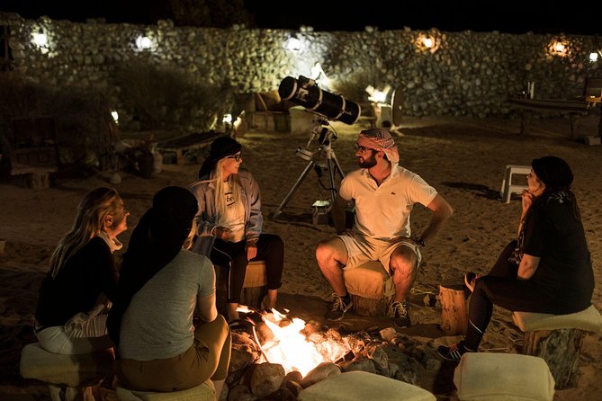 Private Night Vintage Land Rover Desert Safari & Stargazing - Stargazing with a telescope