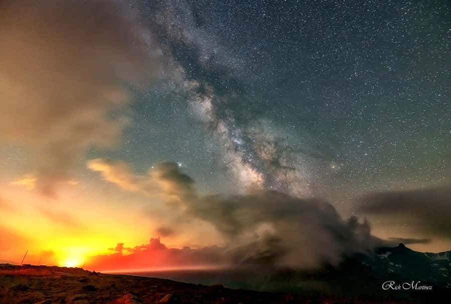 Rocky Mountain National Park:Star Tour - The drive into Rocky Mountain National Park after dark