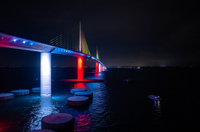 Skyway Light Show Tour Under the Stars - What a Maximum Group of 43 Means