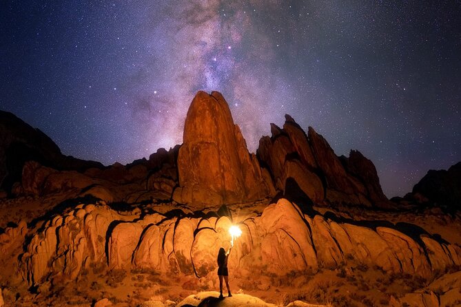 Stargazing in the Desert from Riyadh with Dinner - A short hike through signs of older desert life