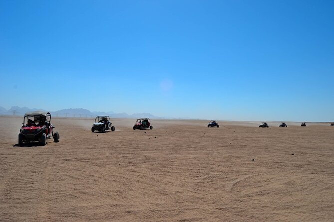Stargazing Safari Adventure by Jeep with Bedouin Dinner-Hurghada - Sunset between the desert hills