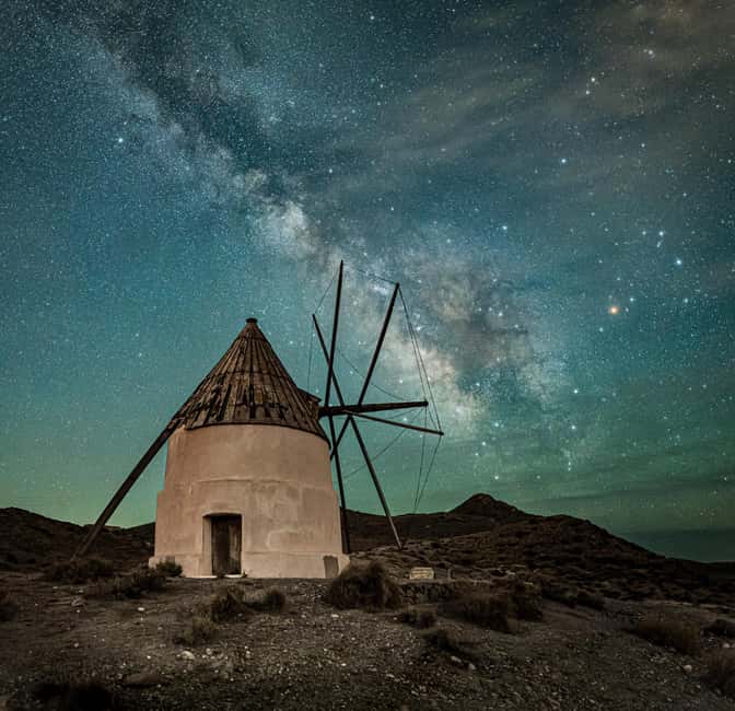 Tabernas Desert: Stargazing with Telescopes - A desert sky far from city lights