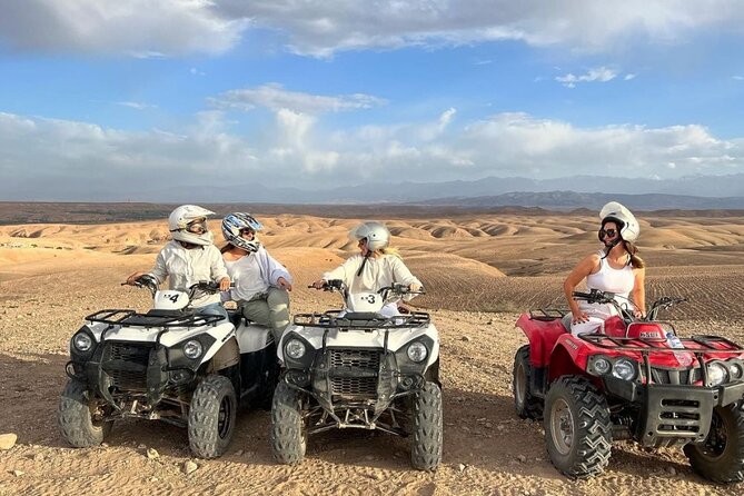 Thrilling Quad Adventure & Dinner Under the Agafay Desert Stars . - Sunset Dinner With Tajine and Couscous