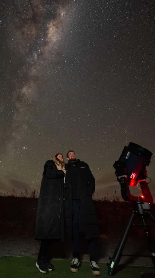 Twizel Stargazing Experience with a Guide (Carbon Positive) - Using the telescope instead of just looking up