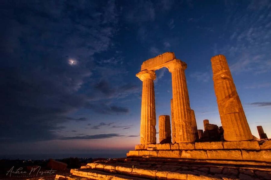 Valley of the Temples under the stars with ticket included - The Temple of Hera begins the 90-minute walk
